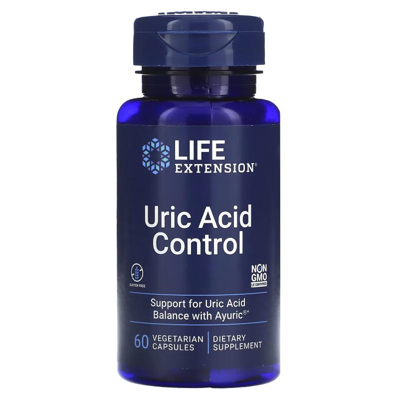 Life Extension Uric Acid Control 60 капс (Лайф Экстеншн Контроль Мочевой кислоты)