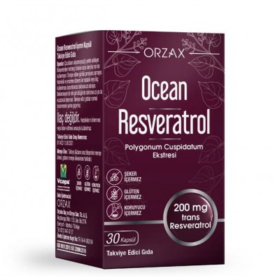 Ресвератрол ORZAX Resveratrol 200 мг 30 капс (ORZAX Ресвератрол 200 мг 30 капс)