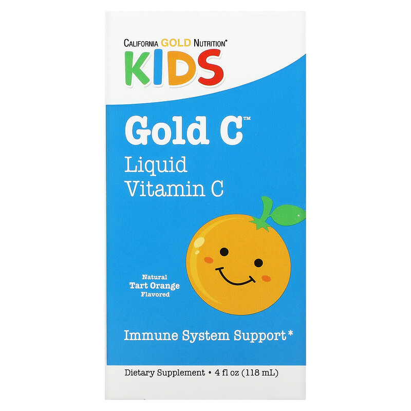 Витамин С для детей California Gold Nutrition Childrens Gold C 118 мл (Калифорния Голд Чилдрен С)