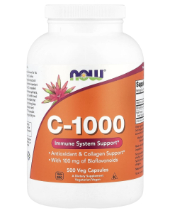 Витамин C NOW C-1000 with bioflavonoids 500 вкапс (Нау Витамин С-1000 500 вкапс )