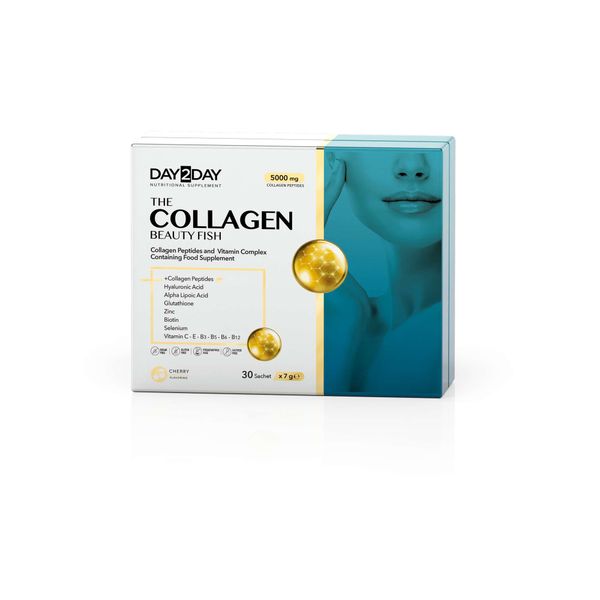 Коллаген ORZAX Day2Day Collagen Fish 30 Sase 7 г (Орзакс Изо дня в день коллаген 30 Саше 7 гр)