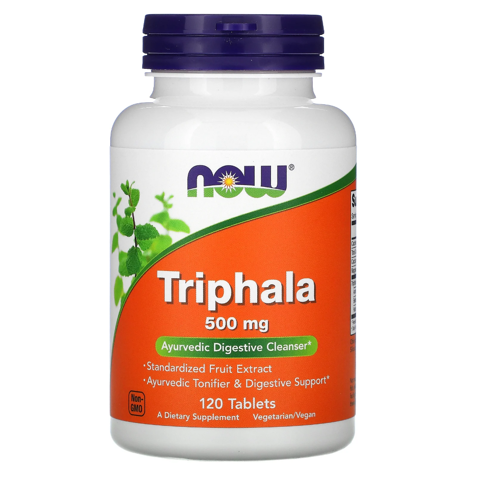 Для пищеварения NOW Triphala 500 мг 120 таб (Нау Трифала 500 мг 120 таб)