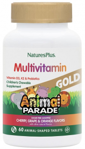 Детские витамины Natures Plus Animal Parade Gold 60 жев.таб (Натурес Плас Энимал Парад Голд)