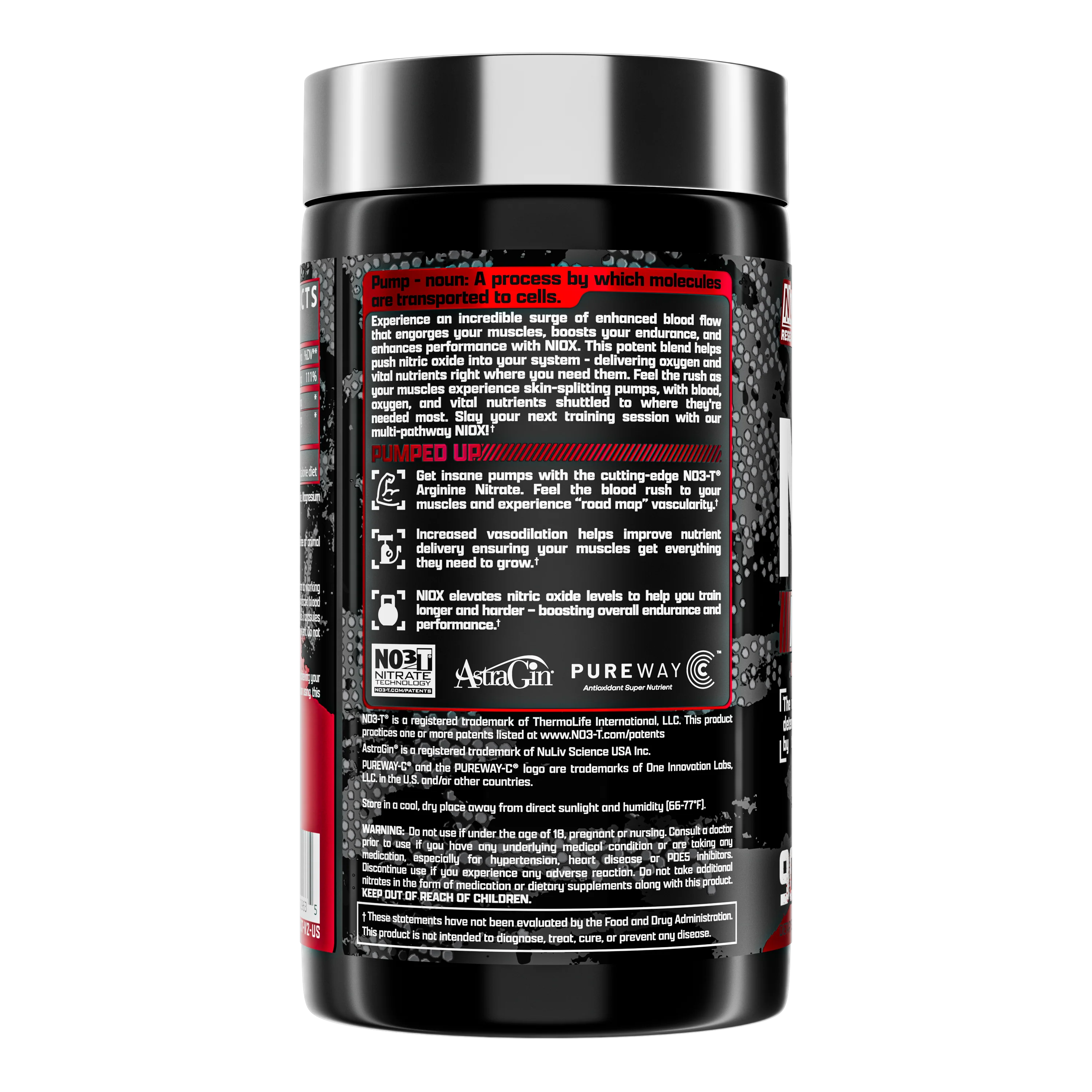 Аргинин Nutrex NIOX Nitric Oxide 90 капс (Нутрекс НИОКС Нутрик оксид 90 капс )