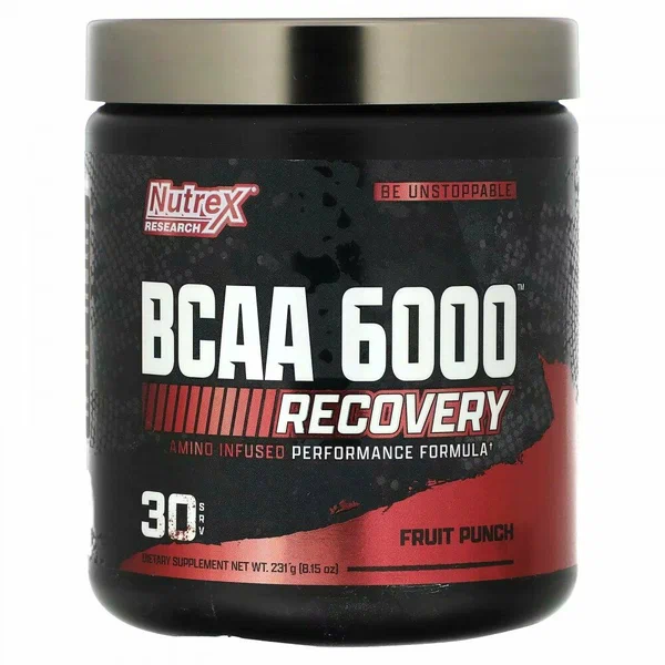 БЦАА Nutrex BCAA 6000 Recovery 231 гр ( Нутрекс БЦАА 6000 Рековери 231 гр) (Арбуз)