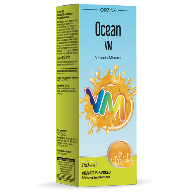 Детские витамины ORZAX VM Syrop 150 мл (Орзакс Сироп для детей Мультивитамины 150 мл)