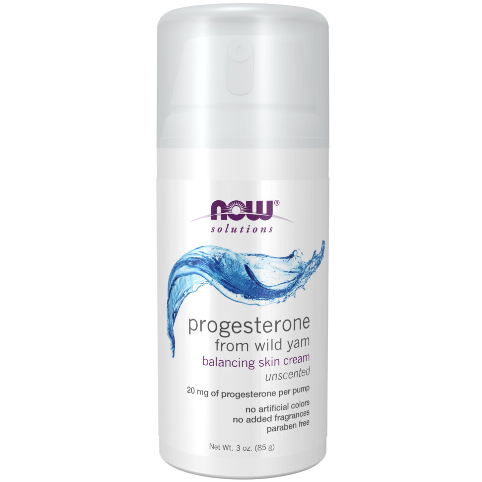 Для волос, ногтей и кожи NOW Progesterone Cream 90 ml