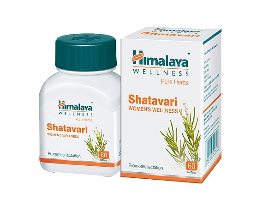 Для женского здоровья Himalaya Shatavari 60 таб (Хималая Шатавари)