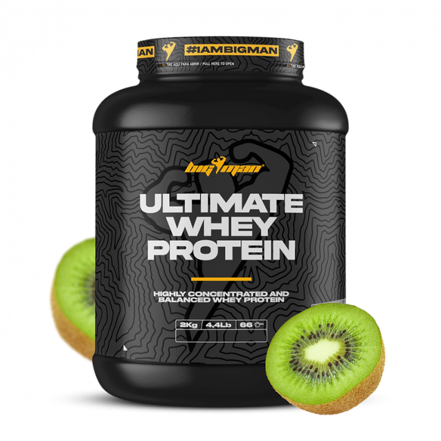 Сывороточный протеин Big Man Ultimate Whey Protein 2000 гр. (Биг Ман Ультимейт Вей Протеин 2000 г) (Ваниль)
