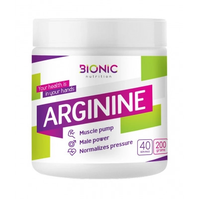 Аргинин Bionic Nutrition Arginine 200 гр (Бионик Нутришион Аргинин 200 гр)