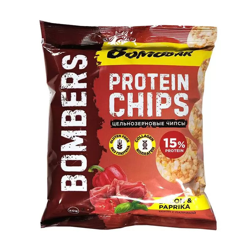 Чипсы Bombbar Crispy Chips 50 гр