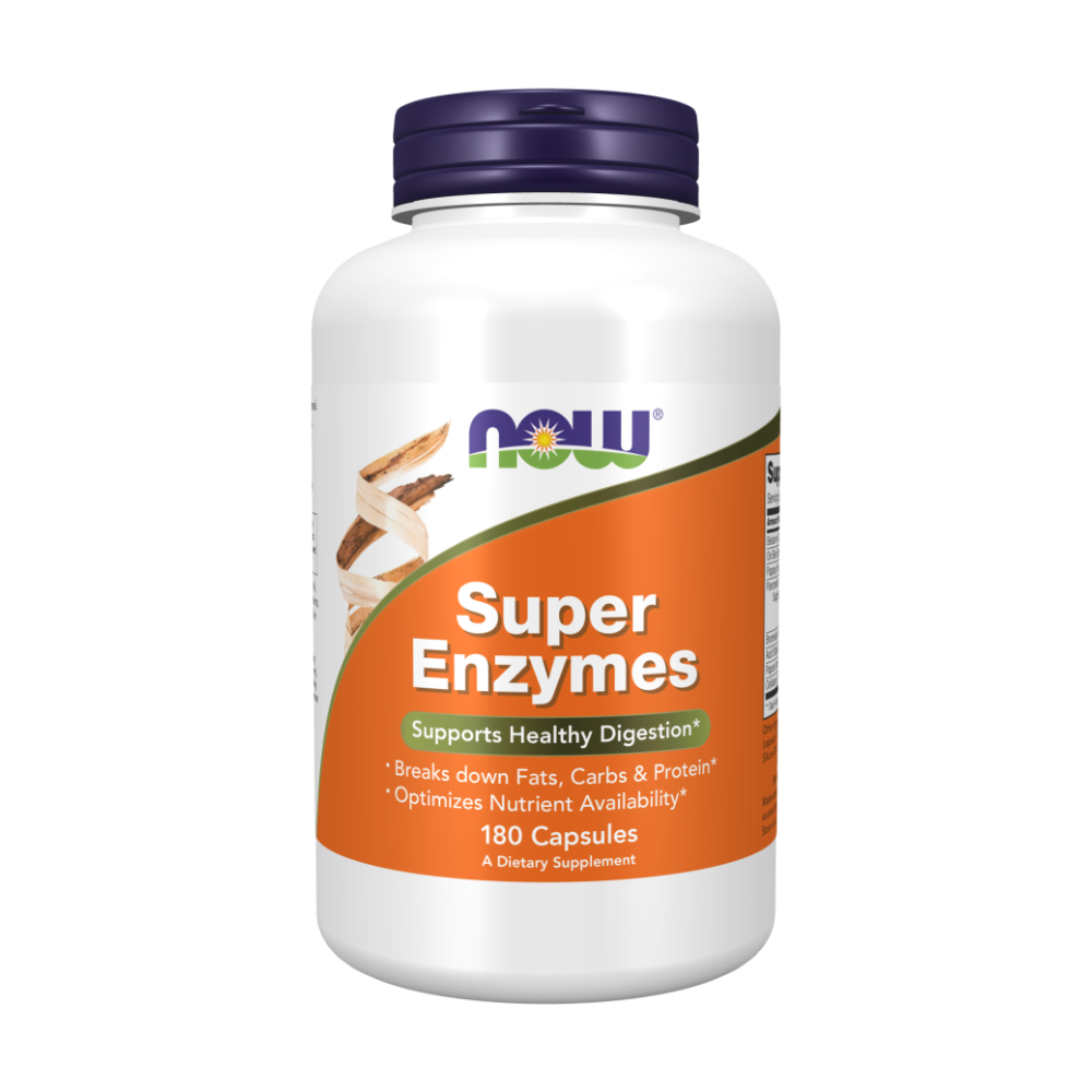 Ферменты NOW Super Enzymes 180 капс  (Нау Супер энзимы)