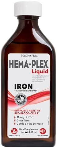 Железо Natures Plus Hema-Plex Liquid Iron 18 мг 250 мл (Хема-Плекс Железо Жидкое железо 250 мл)
