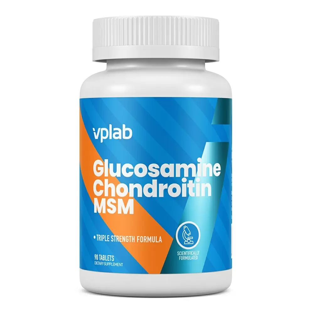 Для суставов и связок Vp Lab Glucosamine & Chondroitin & MSM 90 таб (ВП Лаб Глюкозамин Хондроитин) М