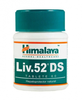 Поддержка печени Himalaya Liv.52 DS 60 таб (Хималая Лив 52 ДС 60 таб)